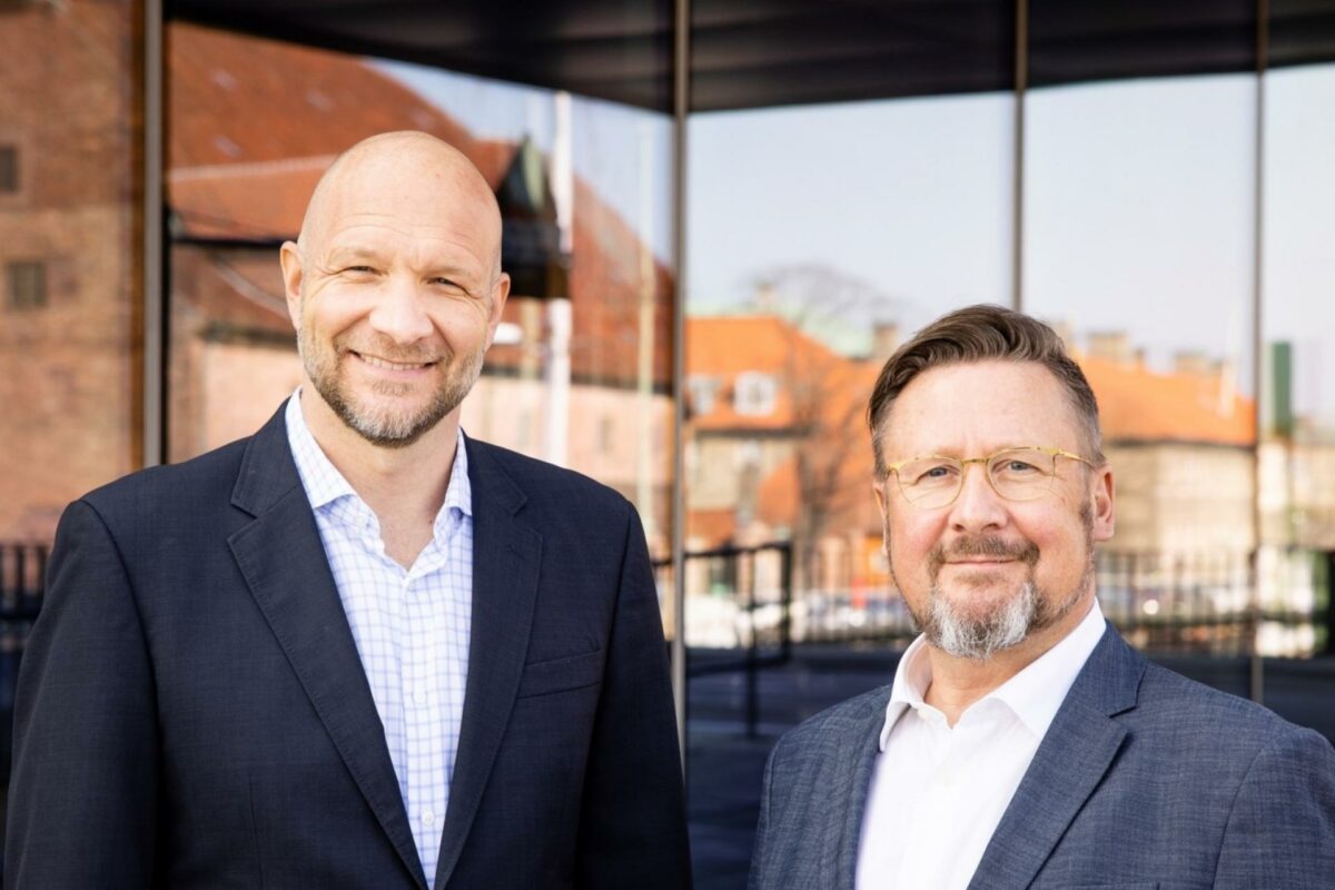 Olli Fischer (tv.) og Peter Fangel Poulsen.