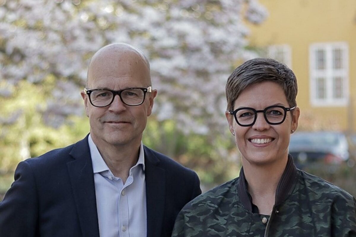 CEO i Bloxhub, Torben Klitgaard, og den nye bestyrelsesformand, Helle Søholt.