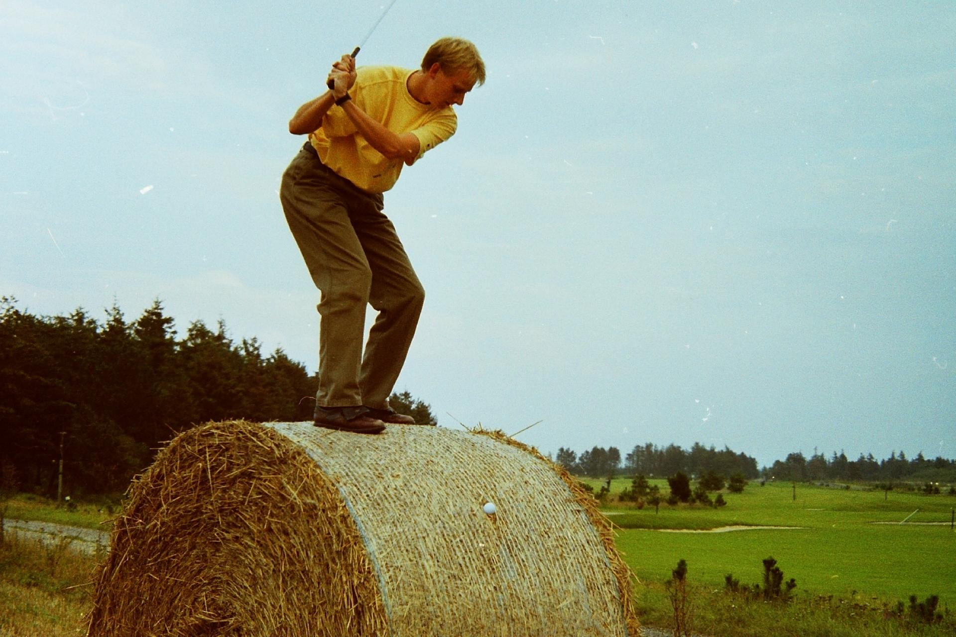 Golf har i mange år fyldt meget hos den sportsglade direktør, der er drevet af konkurrencen og målet om altid at gøre det bedre. - Du kan komme langt med talent, men uden hårdt arbejde opnår du aldrig dine mål, siger han.