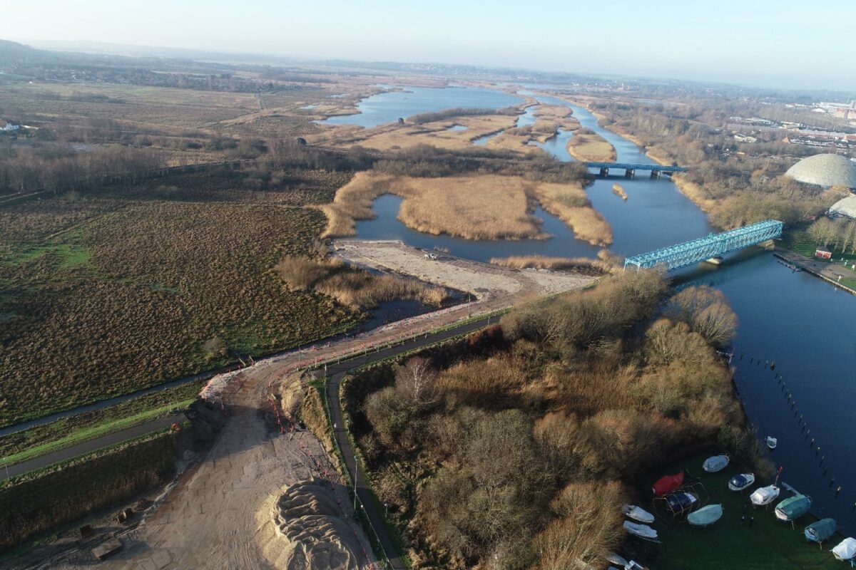 Af større projekter, Jakobsen & Blindkilde arbejder med lige nu, kan nævnes udvidelsen af Thyhallen, Storkeengen i Randers (bill.) og Assens' nye topmoderne rensningsanlæg. Foto: NCC.