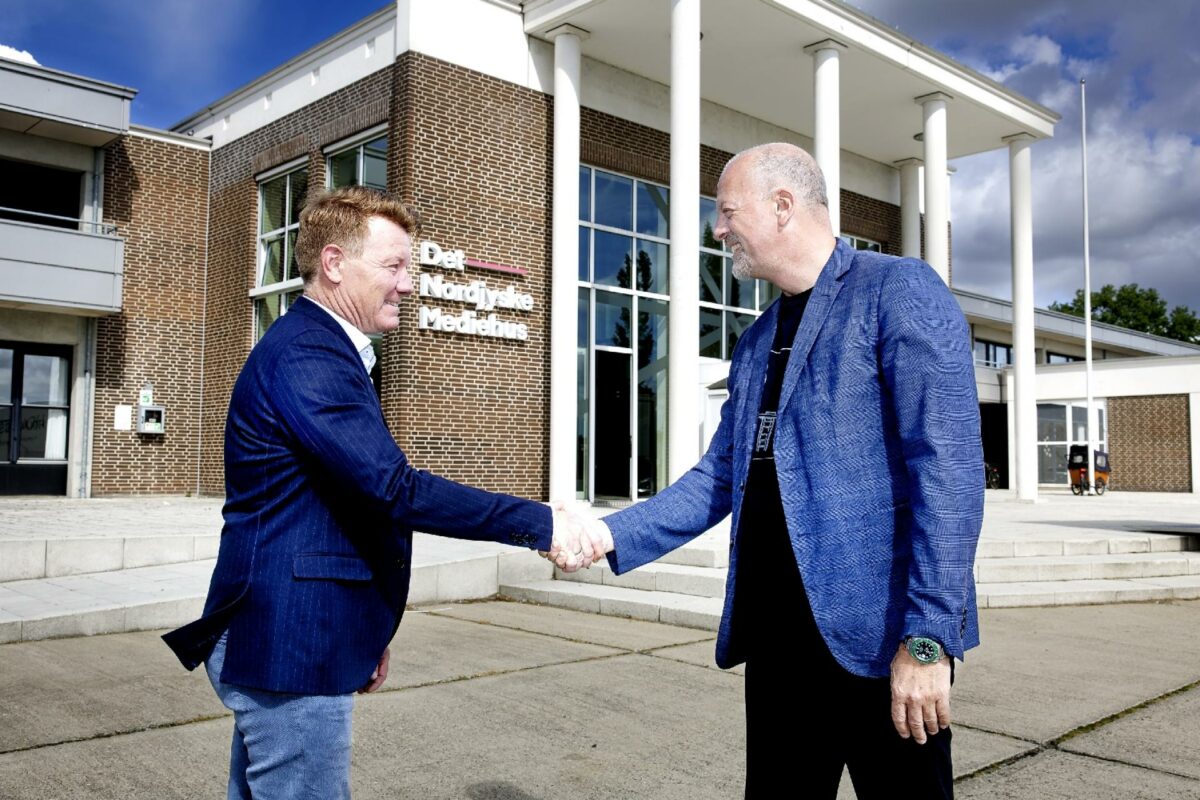 Jesper Brøndum (t.v.) og Morten Vinther Jensen. Foto: Torben S. Hansen/Det Nordjyske Mediehus.