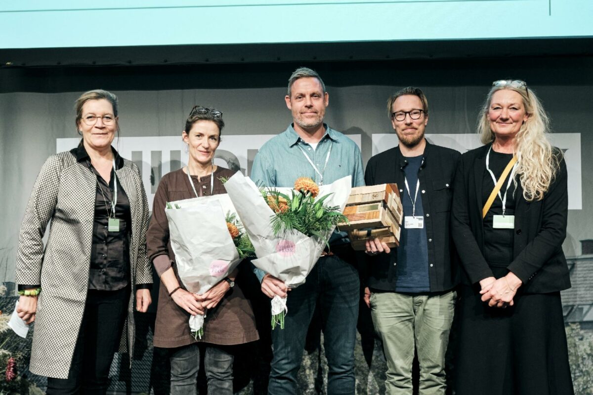 Samlet billede af sidste års vindere og jurymedlem Lone Feifer.