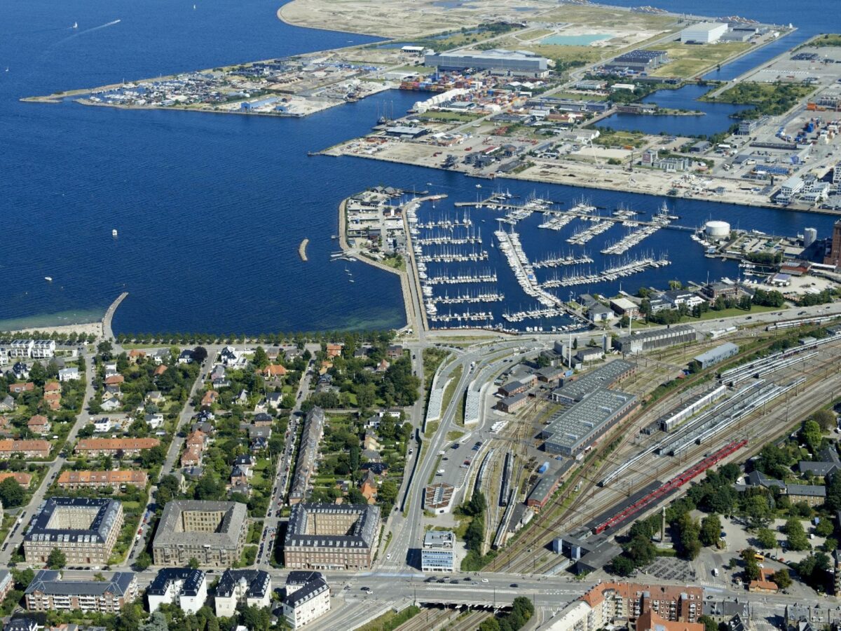 Nordhavnstunnelen vil forbinde Østerbro med ydre Nordhavn. Foto: Vejdirektoratet.