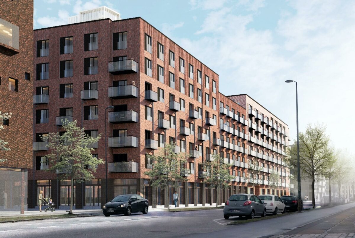 Nido Bryggen er netop åbnet med små lejligheder tæt ved Københavns Universitet på Amager. Foto: Nido.