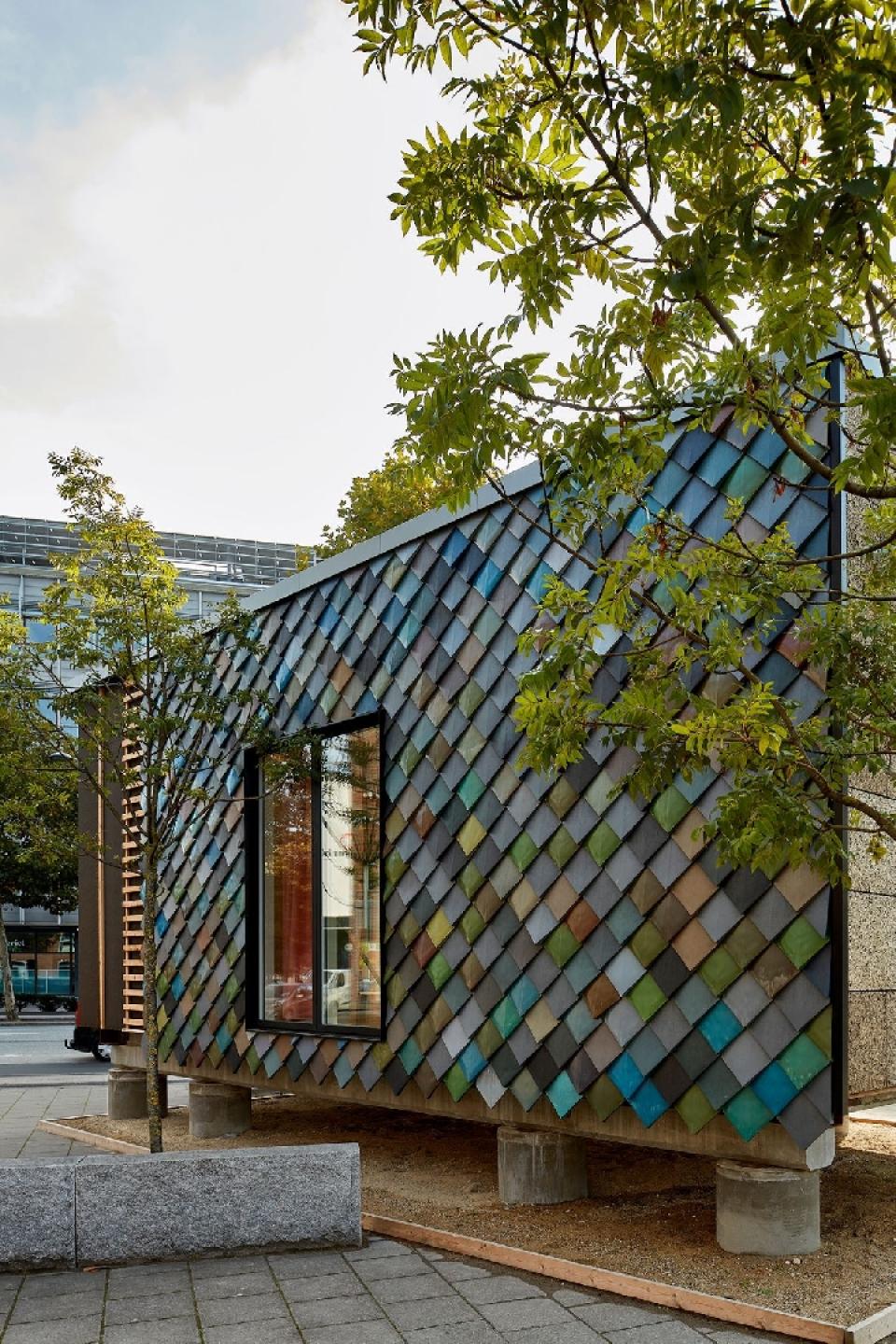 GXN, der også er med, er specialiseret i at udvikle og implementere grønne og innovative løsninger inden for arkitektur og design - og står blandt andet bag Circle House. Foto: Tom Jersø.