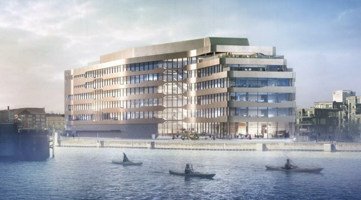 Projektet er tegnet af PLH Arkitekter, NCC benytter ingeniører fra Rambøll, og Acting Bygherrerådgivning er bygherrerådgiver på projektet sammen med Sweco. Visualisering: PLH Arkitekter.