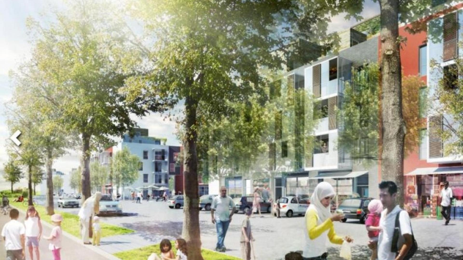 Nordstern er i gang med en stor transformering af den almene bebyggelse Mjølnerparken i København. Visualisering KHS arkitekter.