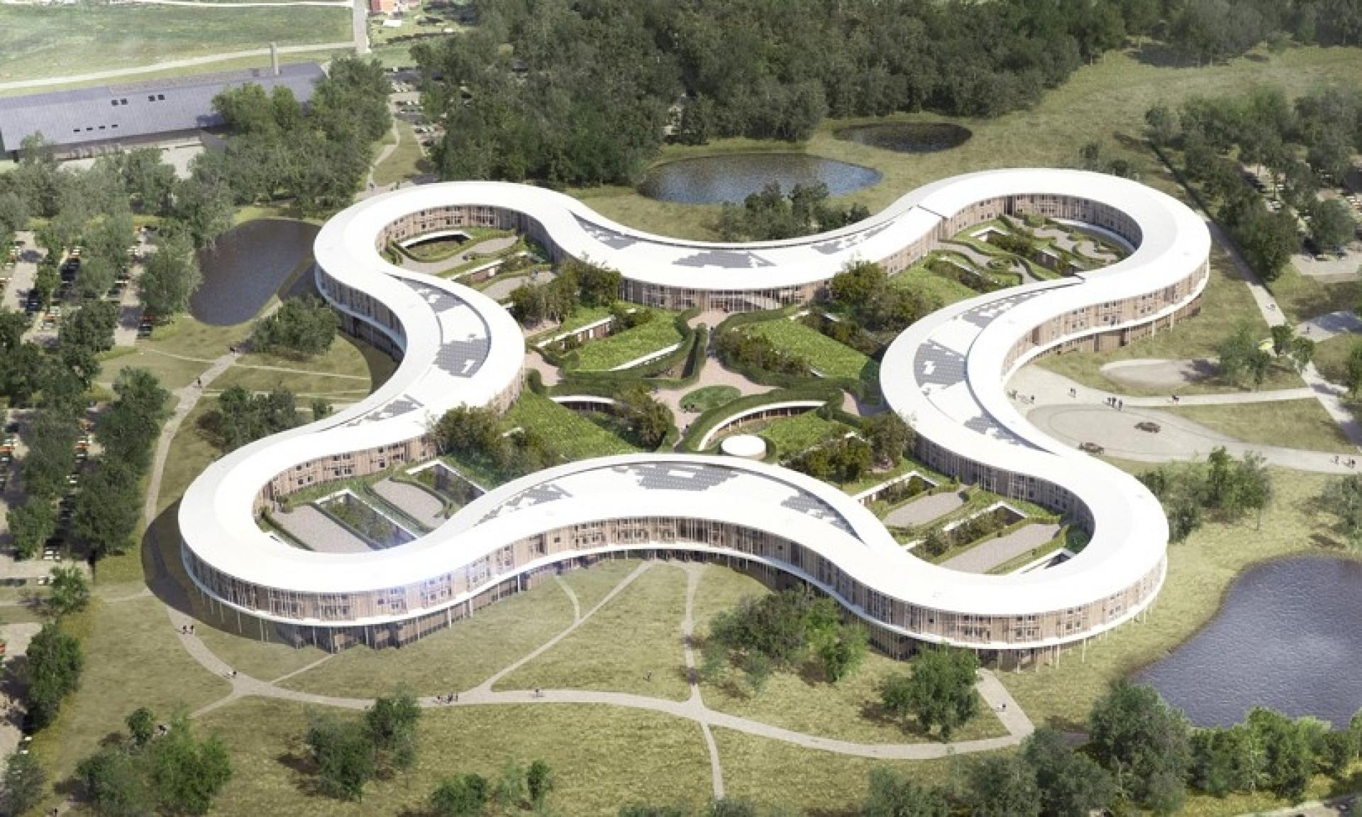 Staticus har været med til at sætte sit præg på Nyt Hospital Nordsjælland med de organiske former. Foto: Herzog & de Meuron - Vilhelm Lauritzen Arkitekter.