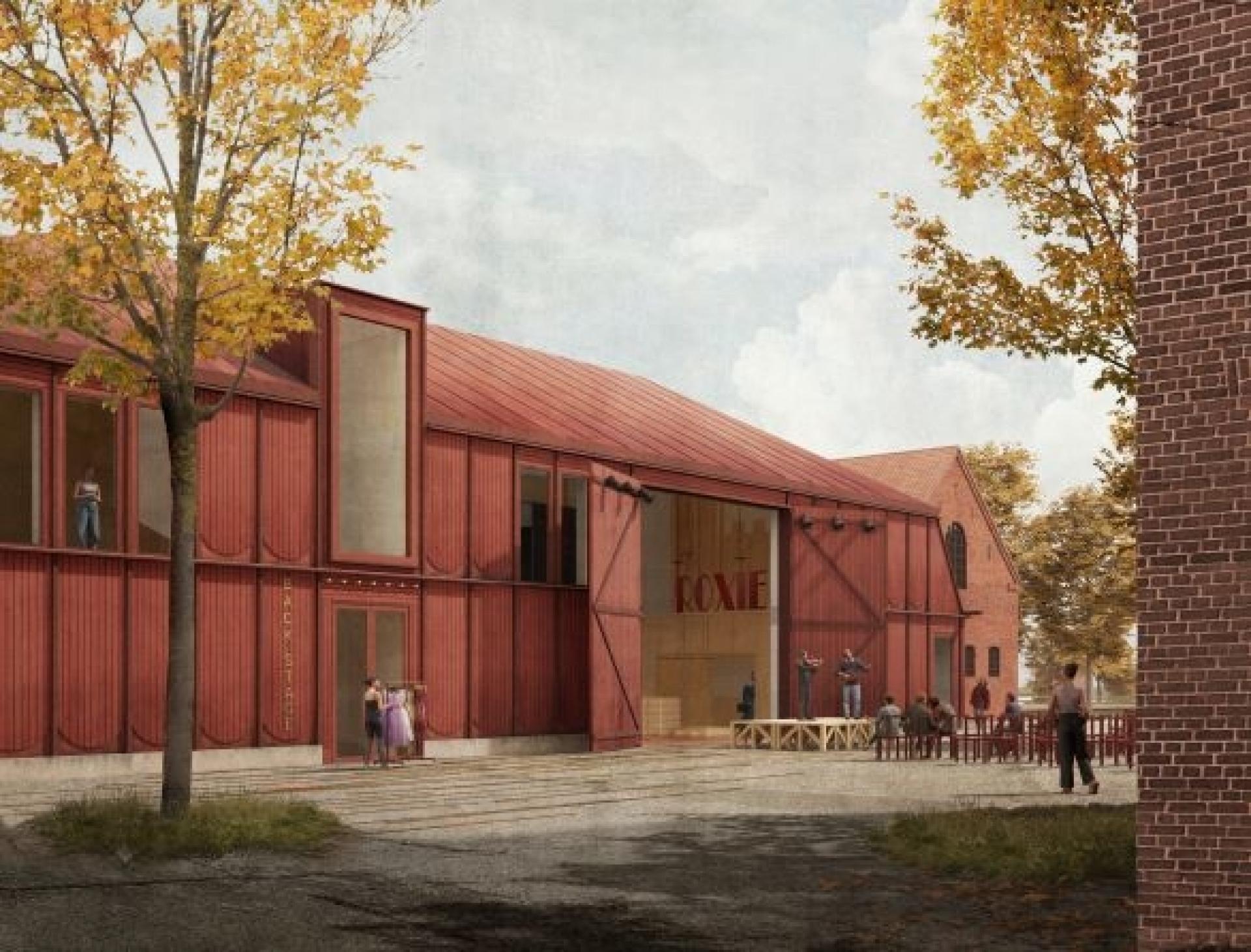 Projektet har bæredygtige løsninger og cirkulær økonomi for øje og søger så vidt muligt at benytte genbrugsmaterialer. En del af vinderteamet undersøger derfor, om det er muligt at genanvende materialer fra den nedrivningsklare Brorsonskole. Foto: Leth & Gori.