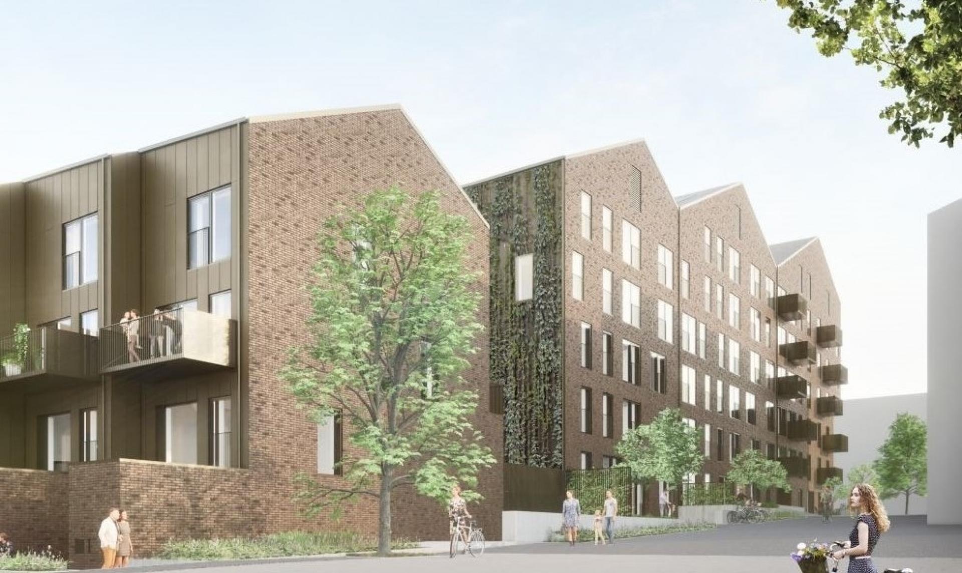 Den centrale ide i de to prisvindende dimittenders projekt var med dybdegående analyser som f.eks. LCA (livscyklusanalyse) at efterprøve, om projektets 6-etagers boligbyggeri af CLT-træelementer kunne leve op til den nye klimalovgivning, der træder i kraft den 1. januar 2023. Det kunne det ikke...