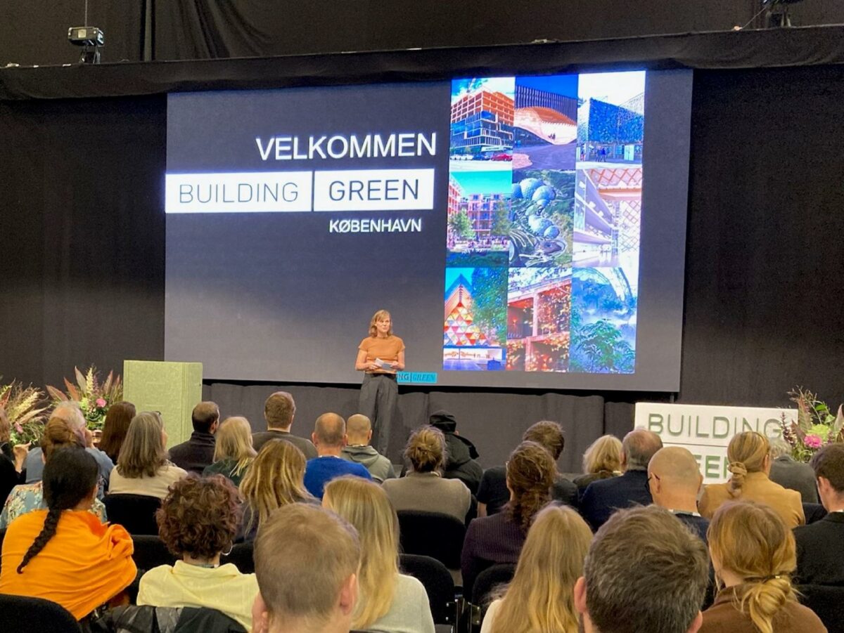 Nina Koch-Ørvad, Værdibyg, åbnede Building Green 2022 i København.