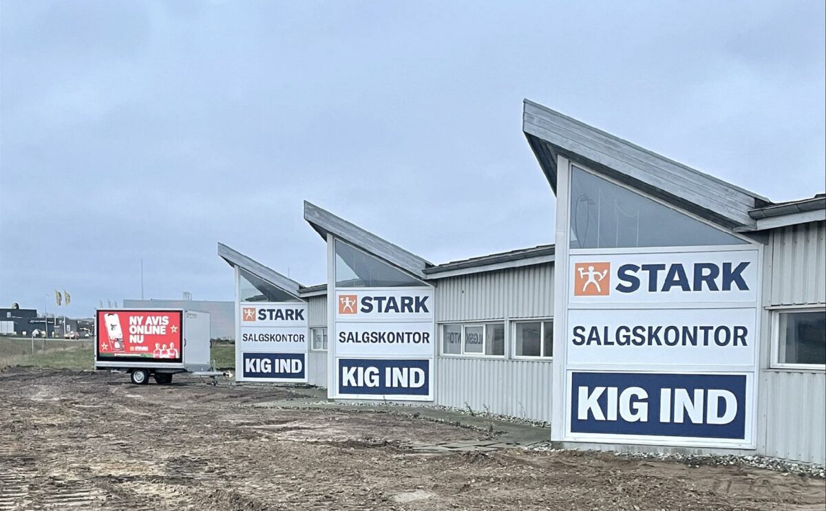 Et salgskontor er forløberen for den nye trælast, som skal lukke et hul i Starks landsdækkende net af trælaster og byggemarkeder. Foto: Stark.