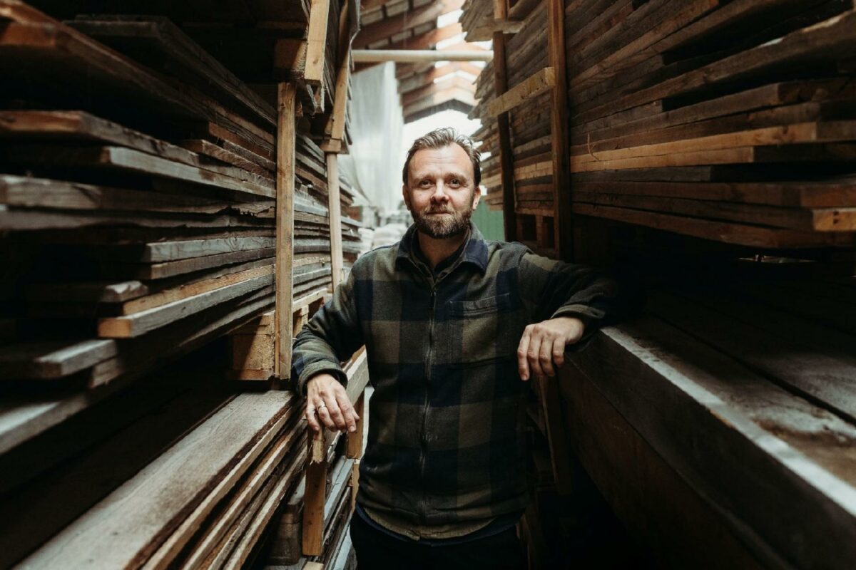 Niels Jakubiak Andersen fra Næste, der leverer skurløsninger af genbrugs- og industriaffald. Foto: Darewhan Amin.