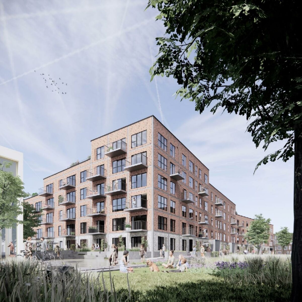 Visionen for området er at skabe en mere grøn bykerne med moderne boliger, byliv og rekreative områder