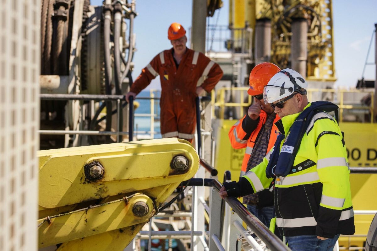 Alvorlige arbejdsulykker har der foreløbigt ikke været på Femern og det er helt unikt på så omfattende projekter. Foto: Femern A/S.