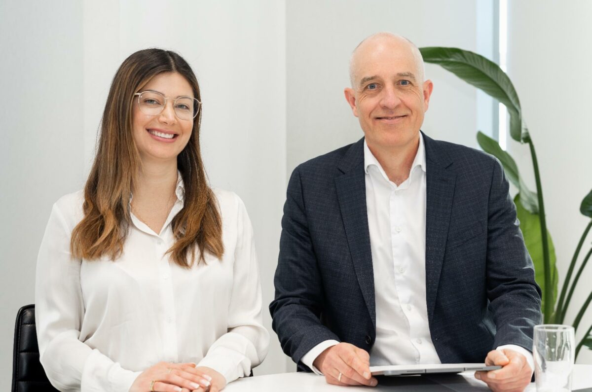 Group CFO Natalie G. Shaverdian Riise-Knudsen og Group CEO Jens Højgaard Christoffersen. Foto: Karol Truszynski.