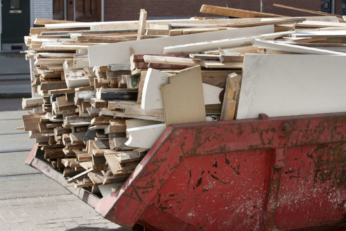 Ressourcespildet i byggeriet ligger på omkring 10 % af det samlede materialeforbrug.