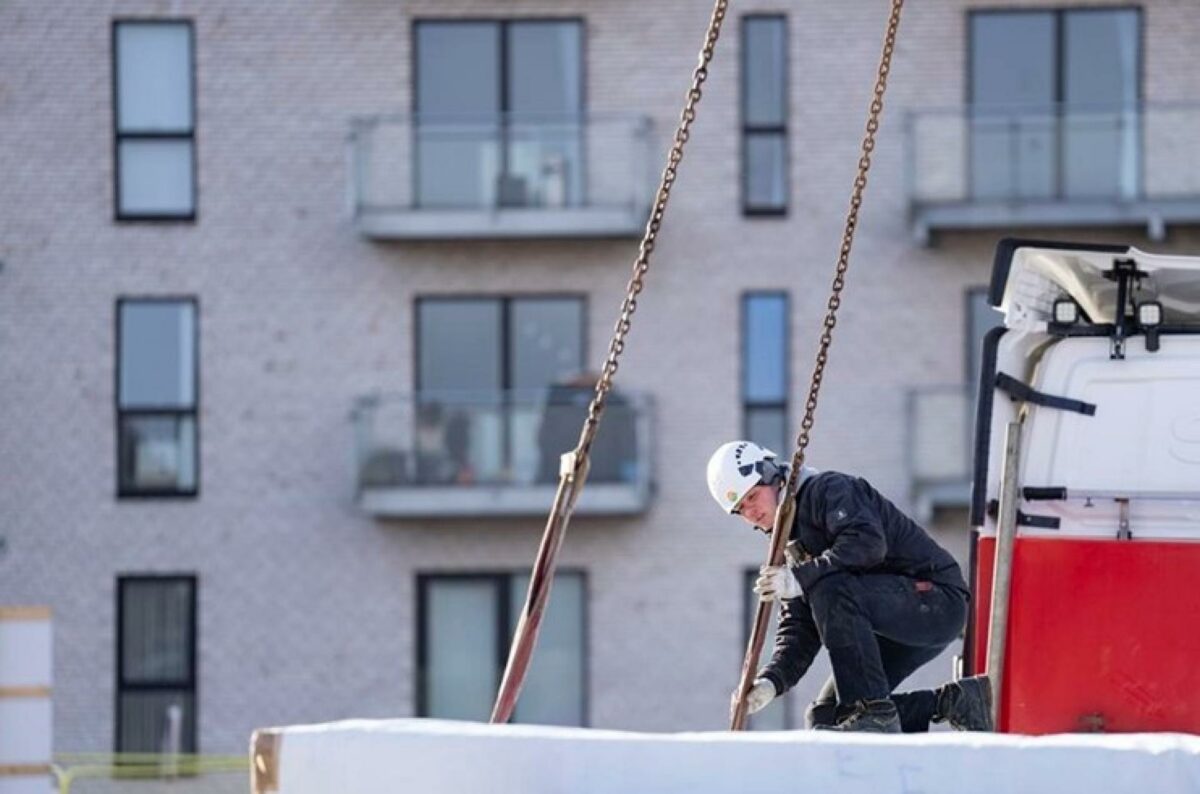 Boligbebyggelse nummer to i rækken af 'effektive byggerier' har fokus på at nedbringe spild gennem industrialisering og præfabrikation i byggeriet. Foto: Claus Fisker