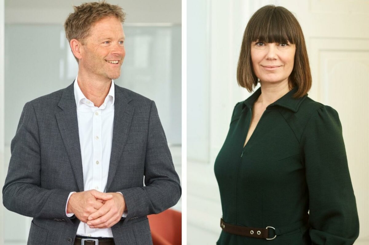 Morten Søegaard-Larsen og Kathrine Birkemark.