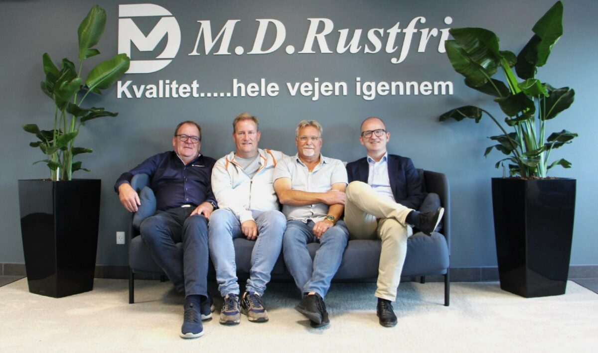 Henrik Jørgensen, Michael Laukeland, David Frost Andersen og Brian Ludvigsen.