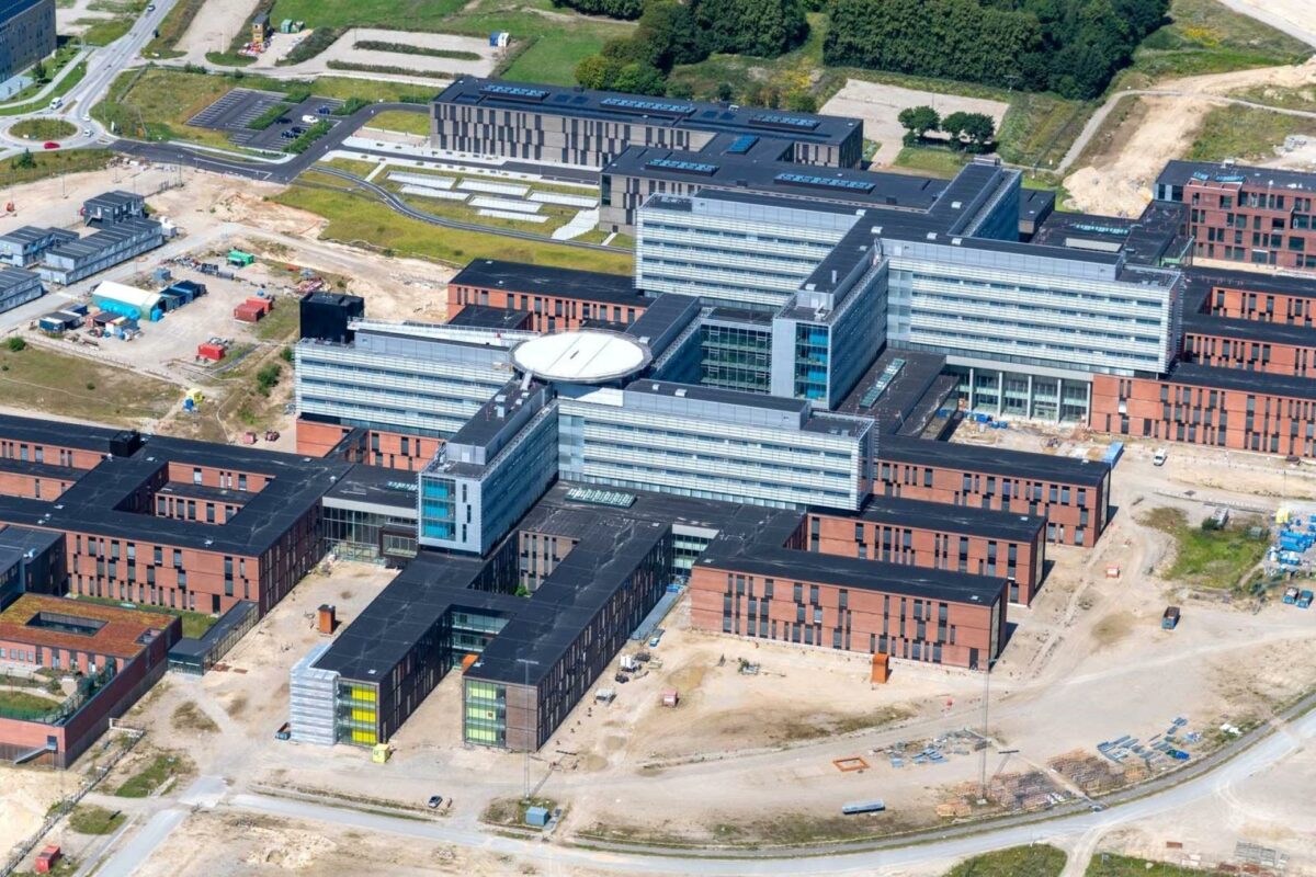 Hotellet bliver en integreret del af Hospitalsbyen i Aalborg Øst. Foto: Region Nordjylland.