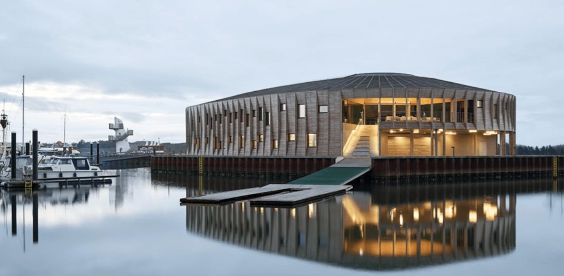 Lanternen er tegnet af Snøhetta i samarbejde med Werk. Bygherre er Esbjerg Kommune. Foto: Wichmann+Bendtsen