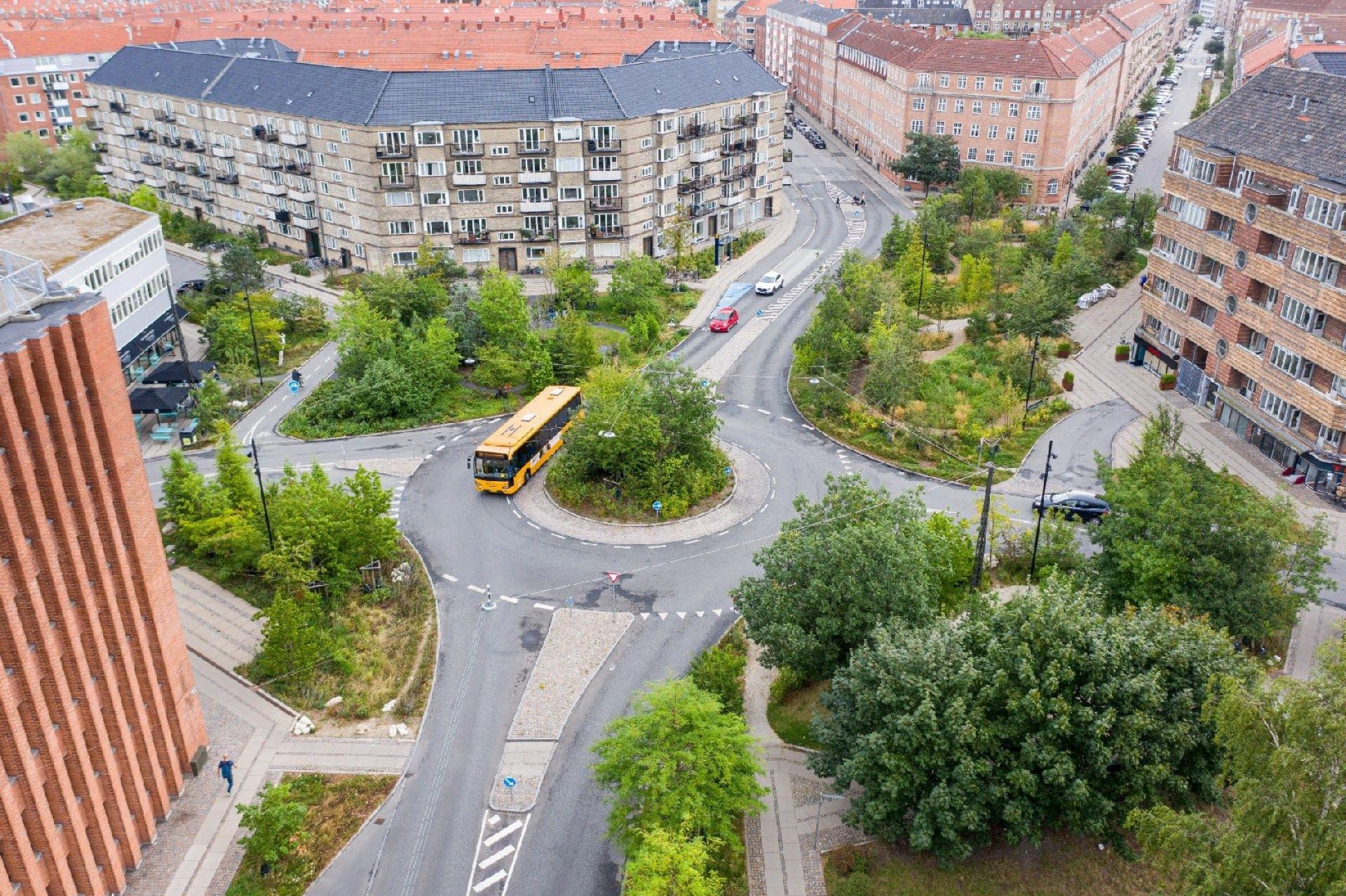 Arkitektforeningen fremhæver også Sankt Kjelds Plads, der har givet nyt og grønt liv til et gammelt arbejderkvarter på Østerbro. Foto: SLA arkitekter.