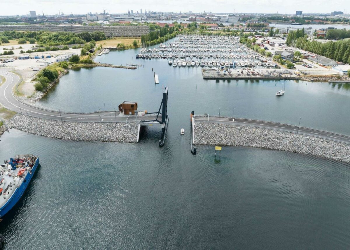 Per Aarsleff og Munck Havne & Anlæg har stået bag første fase af opførelsen af Lynetteholm. Foto: By & Havn.