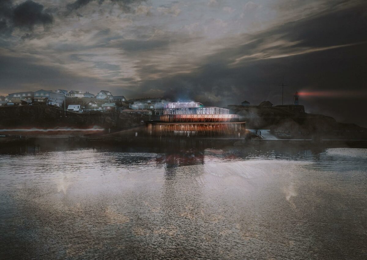 Den færøske kædedans, den levende organisme, dramaet, fællesskabet samt dansetakten er inspirerende elementer til arkitekturen i det nye nationalteater. Det skal styrke og samle landets teaterkunst, være del af et kreativt miljø, der er værdiskabende og skaber vækst, lige som det skal være nationens pulserende hjerte.