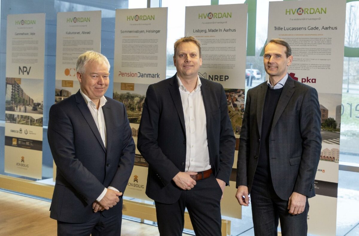Fra venstre: Salgsdirektør Lars Adamsen, adm. Flemming Rasmussen og produktionsdirektør Anders Borg Salling.