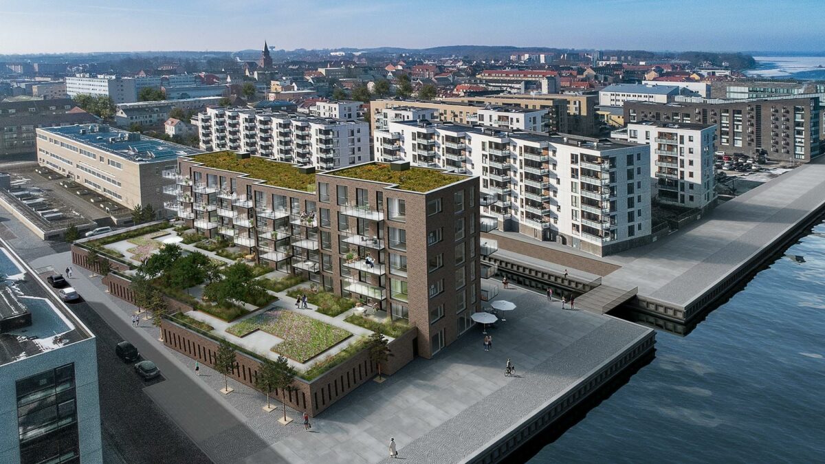 Kullegaard udvikler projektet på Holbæk Havn. Pressebillede.