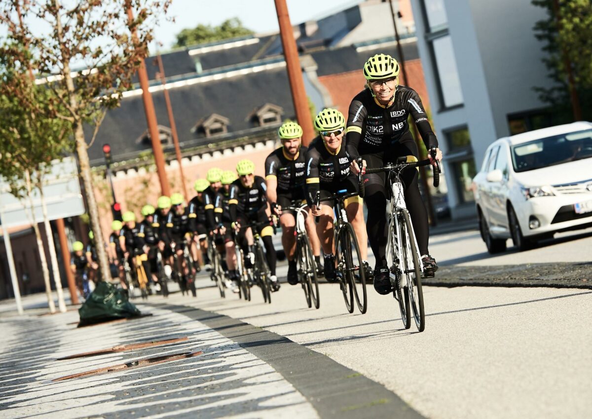 Team Alabu Bolig med Susanne Kraglund i front. Pressefoto.