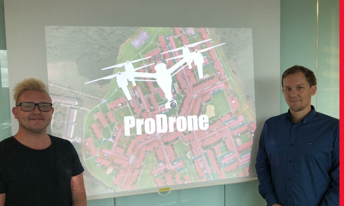 ProDrones to direktører. Mark Gregersen til venstre og Carsten Kruse til højre. Foto: ProDrone.