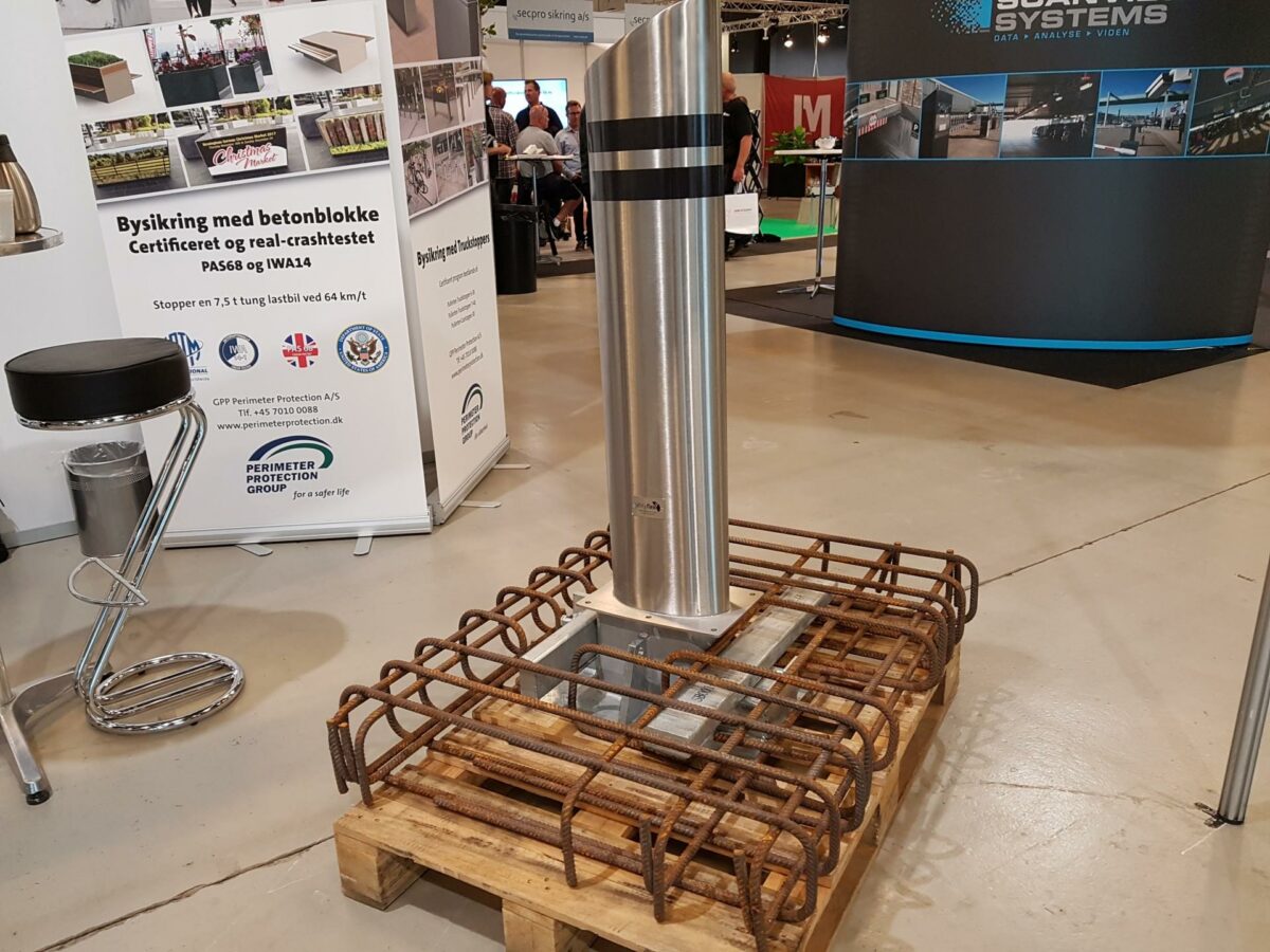 Perimeter havde deres pullert med på messen Danish Security Fair. Foto: Mathias Hansen.