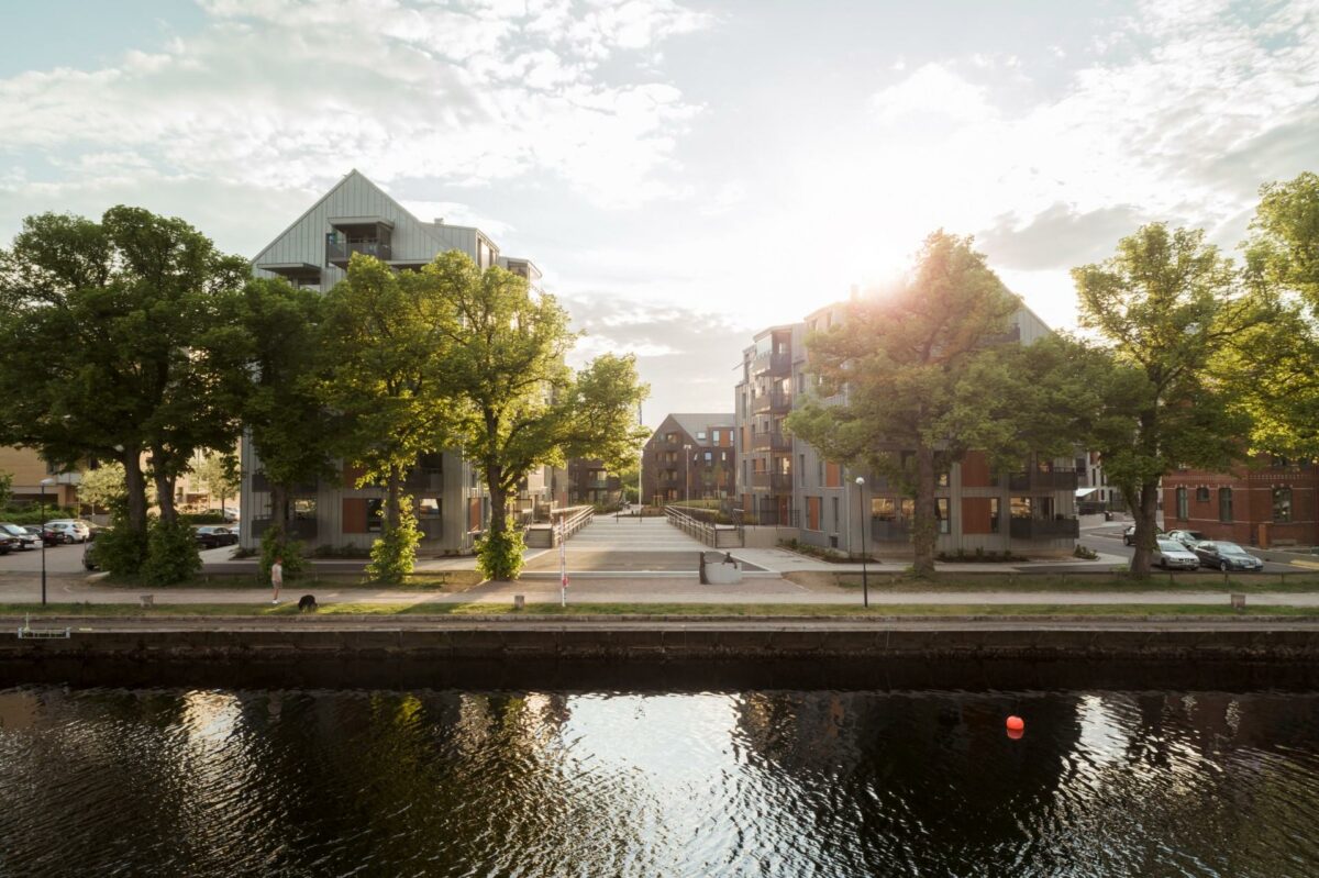 Vilhelm Lauritzen Arkitekter har vundet en pris for deres vision af Halmstads nye havneområde i Sverige. Prisen er ligeledes svensk. Foto: Kentaroo Trymann/Liljewall.