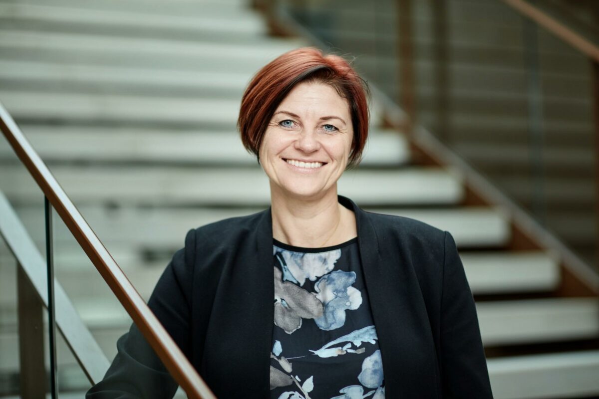 Lene Stevnhoved er kvinden, som skal sikre, at der står et nyt hospital på Bispebjerg i Københavns nordvestkvarter i 2023. Foto: Byggeriets Billedbank.