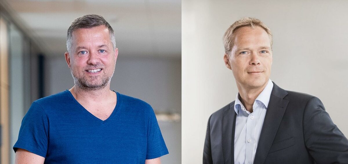Michael Mortensen (tv.) træder tilbage som direktør for selskabet CASA, mens Torben Modvig overtager topposten. Foto: CASA A/S.