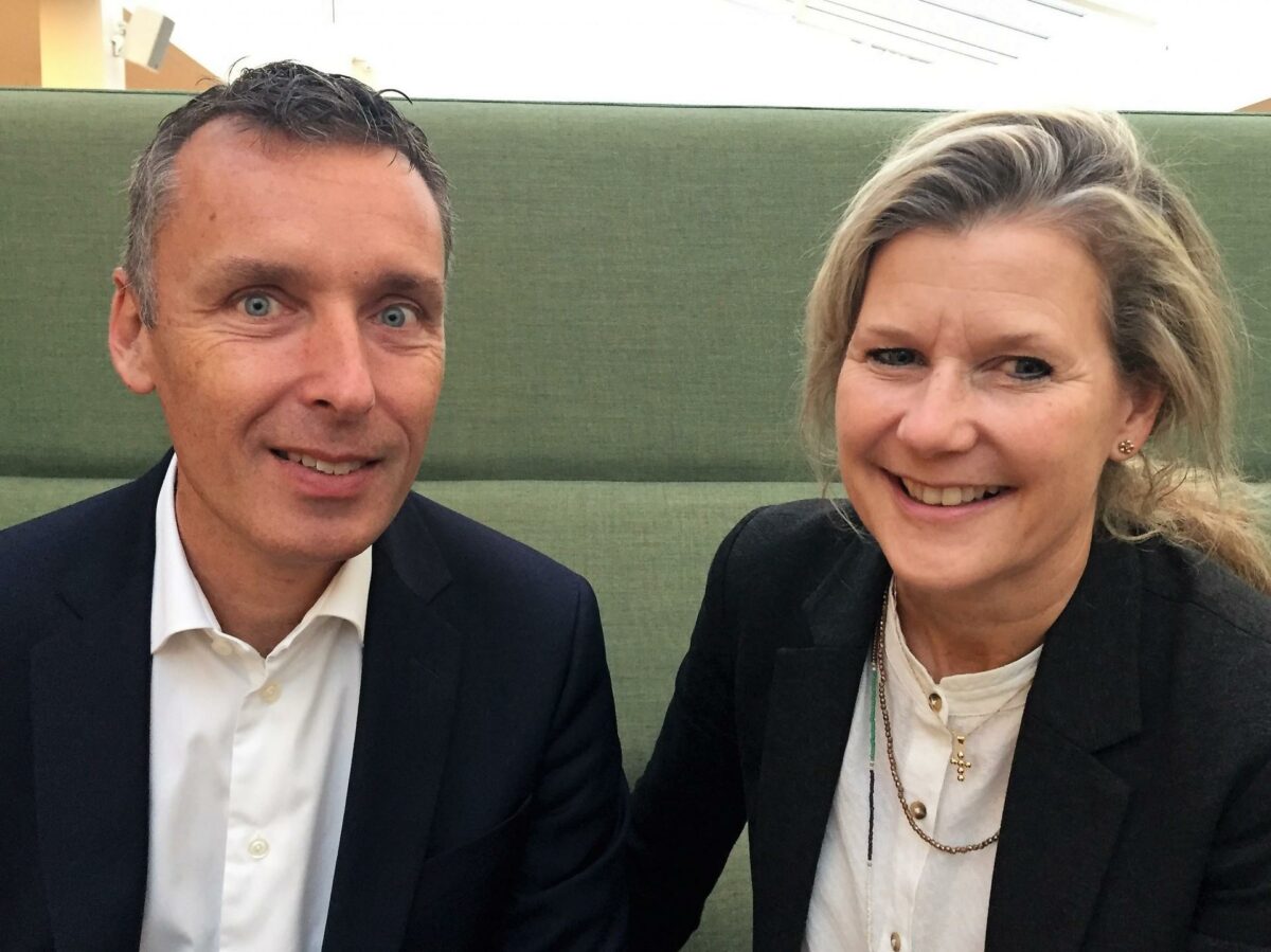 Den nye lederduo i Bonava. Pressefoto.