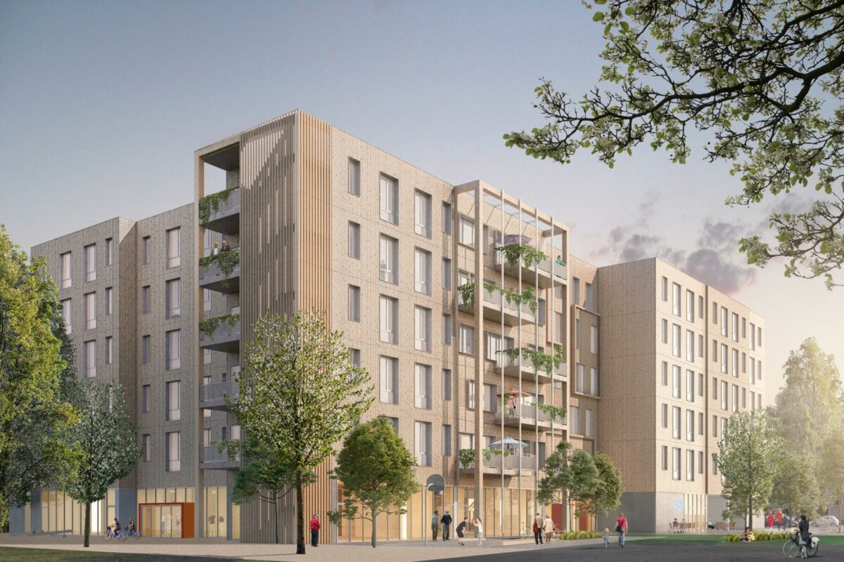 JFP skal bygge 125 plejeboliger på Frederiksberg. Pressebillede.