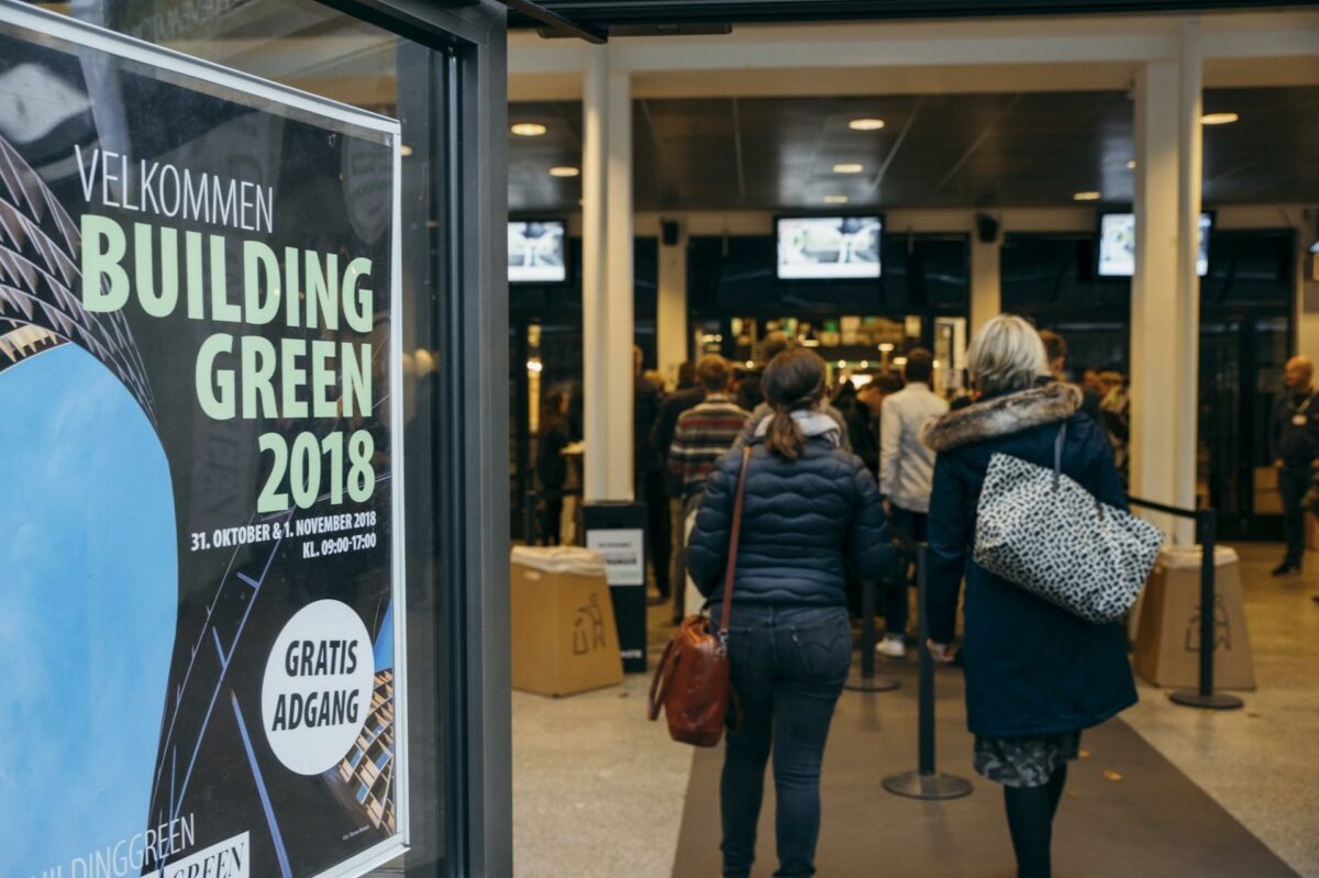 Trods en tilbagegang i besøgstallet på knap 900 personer i forhold til 2017 er arrangørerne af Building Green tilfredse med årets messe. Foto: Building Green.