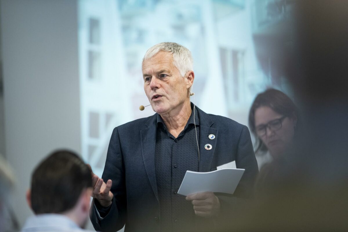 Formand Gert Johansen, Konstruktørforeningen. Foto: Palle Skov.