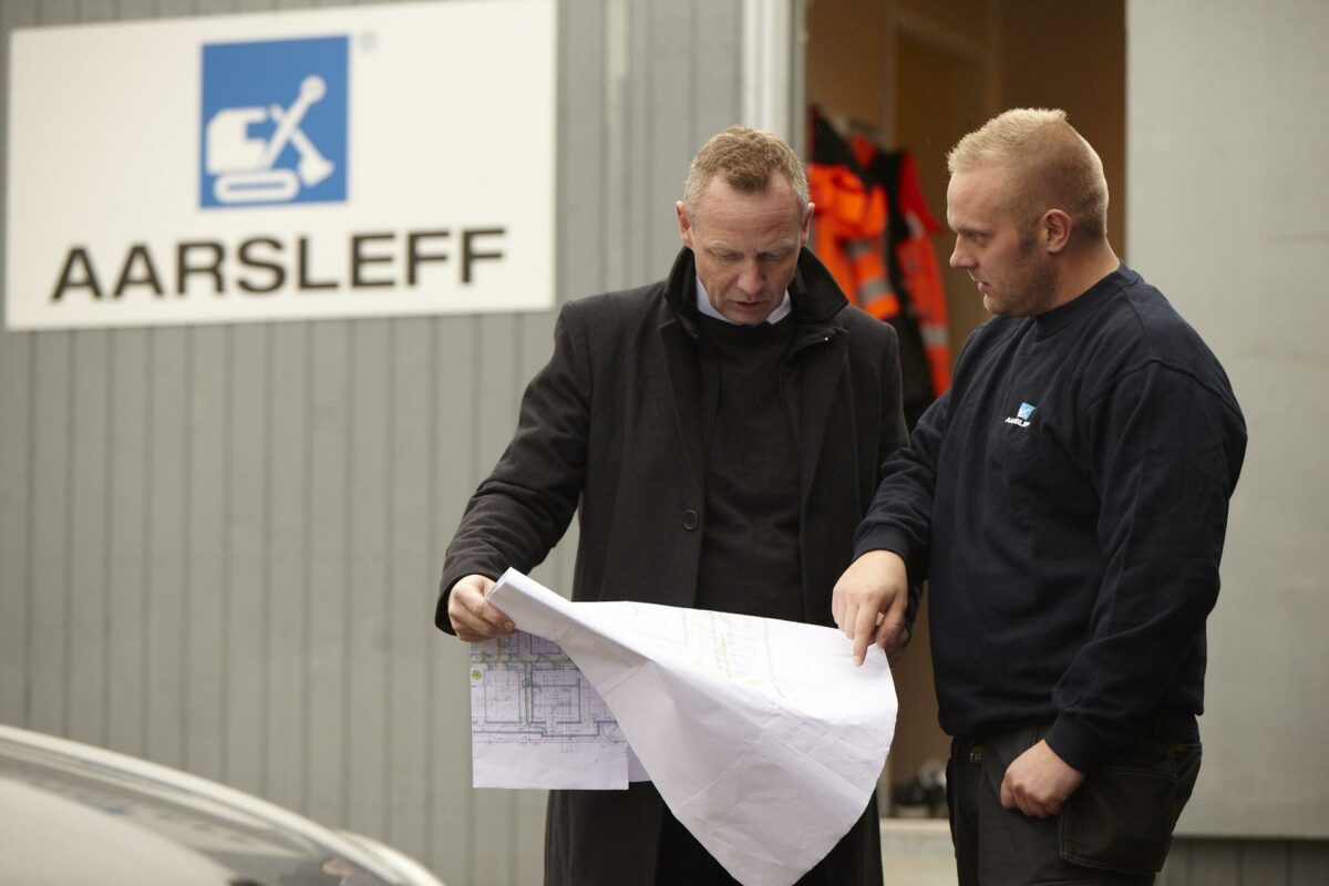 Aarsleff vil mindske leje af eksternt materiel ved at få bedre styr på virksomhedens eget. Pressefoto.
