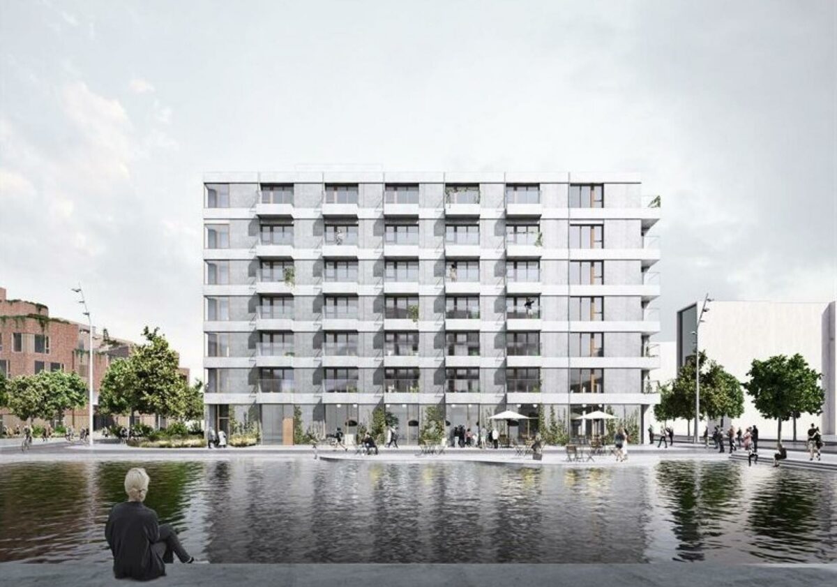 Heimstaden har købt et boligprojekt med 111 lejligheder på bryggens Bastion: Visualisering fra Heimstadens hjemmeside.