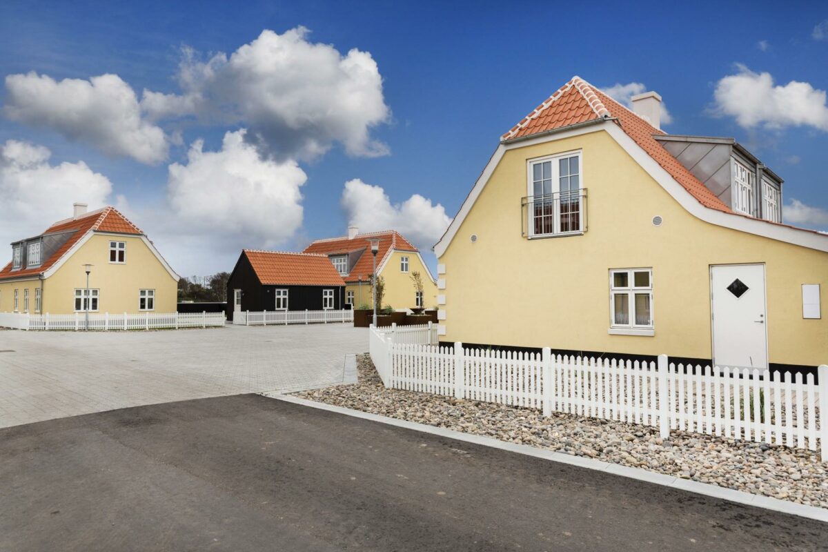 Torvet i Lille Skagen. Foto: Trigon Fonden.