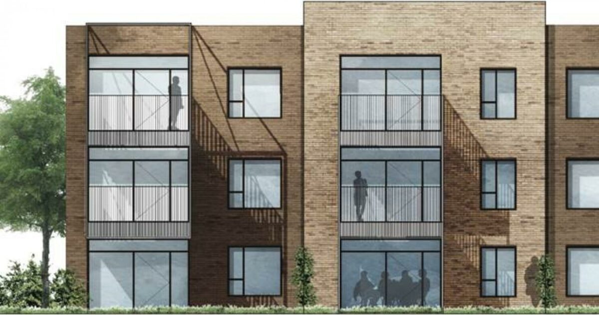 I Viborg har pensionsselskabet PFA budt ind med en ny investering. Illustration: Skala Architects.