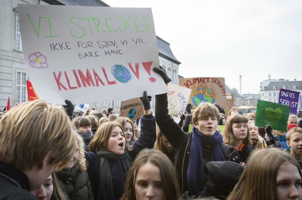 DAC, Realdania og Roskilde Festival sætter aktivister i scene til en udstilling om bæredygtig byplanlægning på DAC, som starter 22. marts. Foto: Marie Kongsted Joensen.