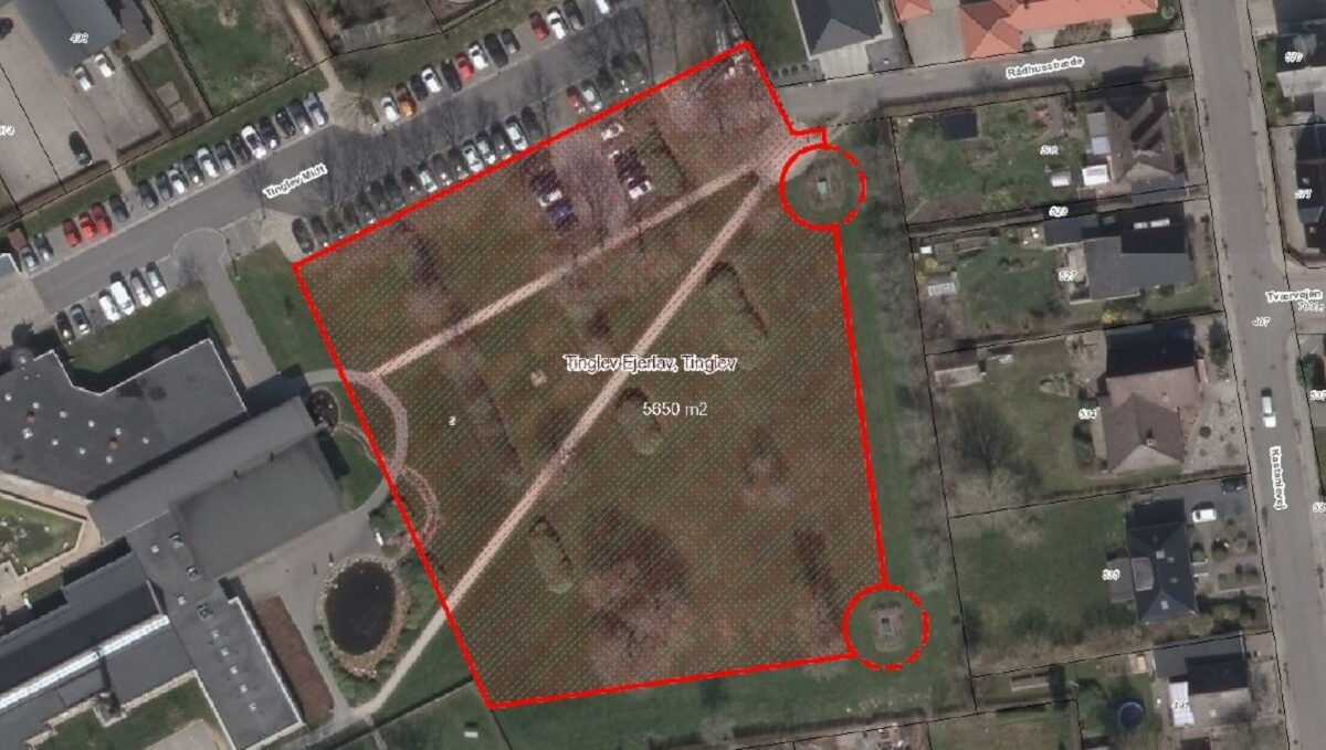 Placeringen af Ny Grønningen. Illustration: Aabenraa Kommune.