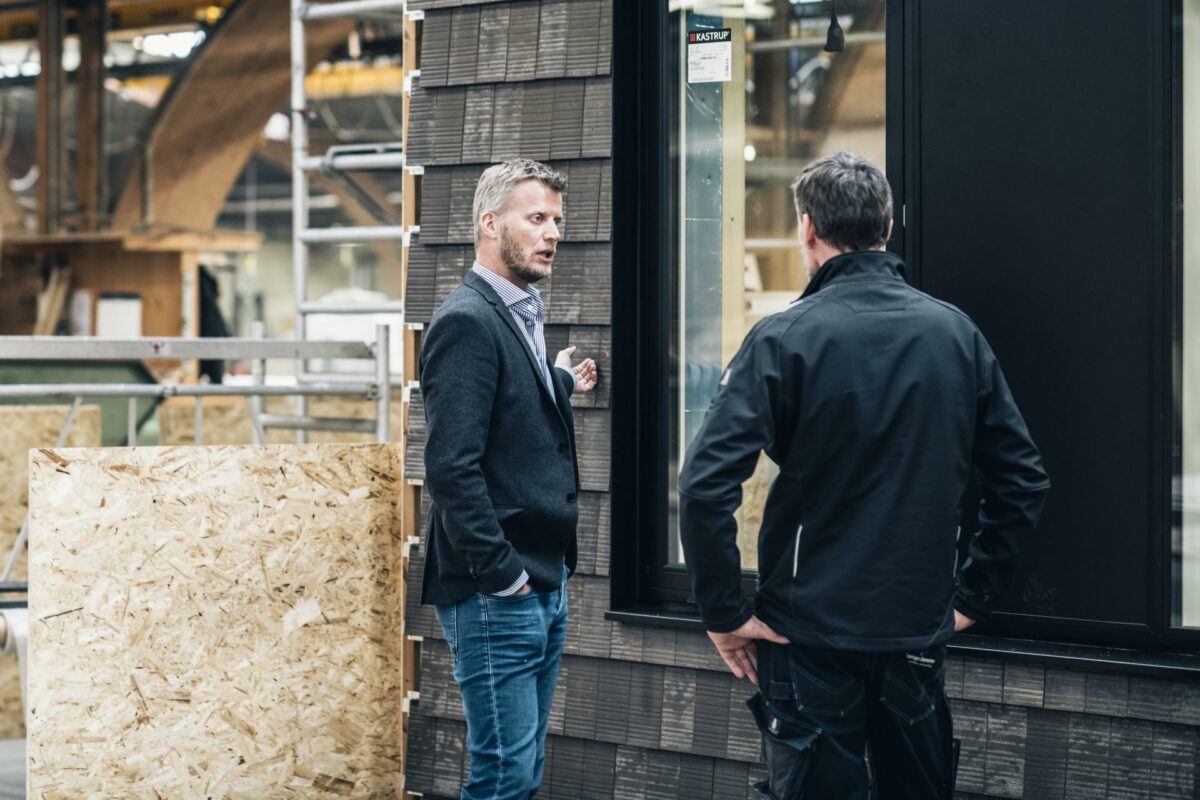 Direktør for Taasinge Elementfabrik står bag en ny forening, som vil fremme brugen af træ i byggeriet. Foto: Taasinge Elementfabrik.