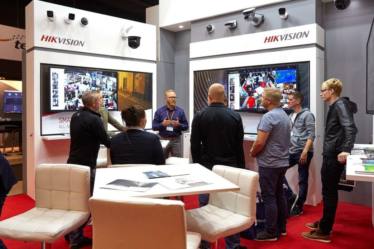 Der er stor interesse Danish Security Fair. Pressefoto.