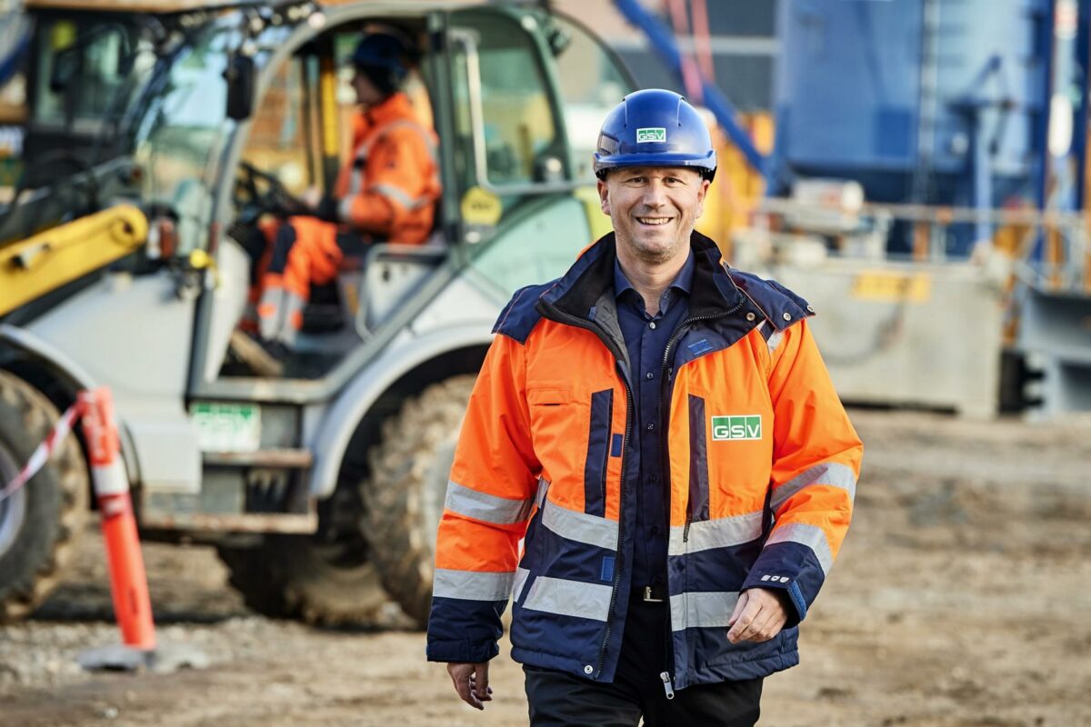 Administrerende direktør Dan O. Vorsholt, G.S.V. Materieludlejning. Pressefoto.